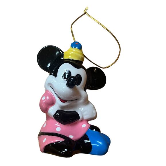 Schmid Disney Minnie Mouse Collectible Ornament 1980s Vintage in Box - Picture 2 of 5